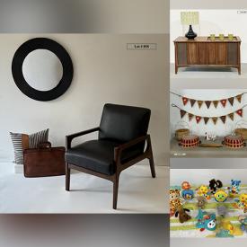 MaxSold Auction: This online auction features leather furniture, patio furniture, garden tools, plant pots, hanging pot racks, antique dresser, chandelier, pie crates & baskets, children’s tables & chairs, baby & toddler toys, stools, dining tables & chairs, art pottery, vintage wooden windows, art glass, stained glass light, art supplies, wood carvings, and much, much, more!!!